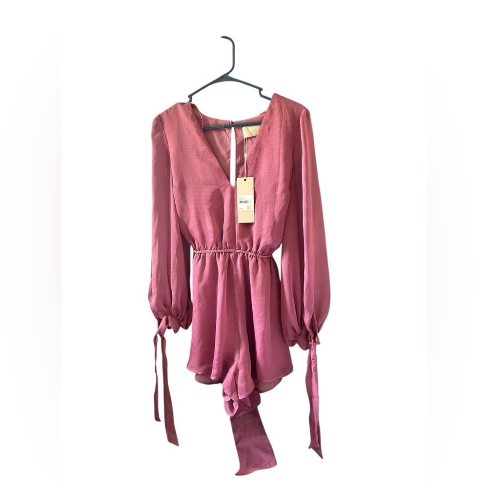 Keepsake The Label Chesire Playsuit Dress Mulberry Sz NEW - Picture 2 of 5